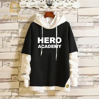 Ny Animationsfilm Min Hero Academy Pullover Hoodie Hætteklædte Sportstøj Mænd Kvinder Hættetrøjer Cosplay Hoodie Hip-hop Casual Pels Overtøj