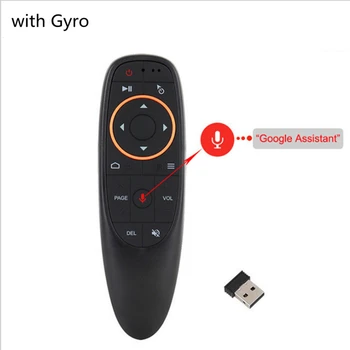 G10S Air Mouse Fjernbetjening G10S Stemme Bluetooth Trådløs Fjernbetjening 2.4 G Gyroskop Til Android TV Box HK1 H96 Antal X96 Mini