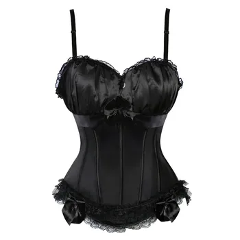 Caudatus skulder stropper corset bustier baskiske burlesque mode overbust korset sexet undertøj toppe corsetto tøj justerbar