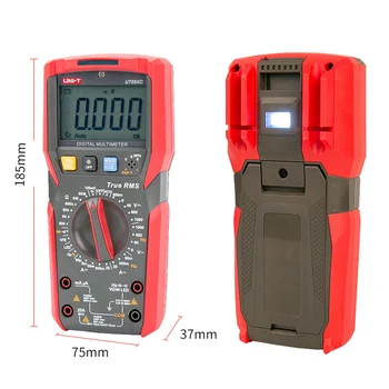 ENHED UT89X Digital Multimeter Sand RMS AC-DC 1000V 20A Spænding Strøm NCV Temperatur Kapacitans Frekvens, Modstand Tester