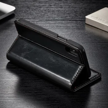 CaseMe Retro PU Læder taske-Kort Slot Stå Wallet taske Til iPhone 11 Pro Max X XS XS ANTAL XR 8 7 6 6s Plus Telefonen Bagsiden
