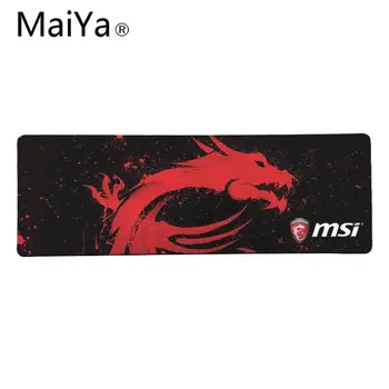 Maiya Top Kvalitet MSI Dragon Spil DIY Design Mønster Spil musemåtte Gratis Fragt Stor musemåtte Tastaturer Mat