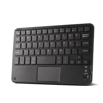 Den Trådløse Bluetooth-Tastatur Touch Pad Med Musen Funktion Mini Ultra Tynd BT Computer Keybord Touchpad PC-Tastatur Til iPhone, iPad