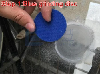 Tør slibning disc/slibesvamp til Glas Ridser,For curtain wall/Hærdet/reduktivt/automotive/bil glas Scratch reparation