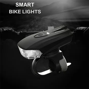 Cykel Lys USB-Genopladelige LED-Hoved Foran Lys Bageste Hale Lampe MTB Cykel Forlygte Lashlight Cykel Lys Cykling Tilbehør