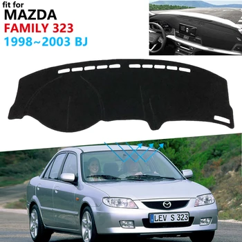 Dashboard Dækker Beskyttende pude til Mazda Familie 323 1998~2003 BJ Bil Tilbehør til Ford Laser KN KQ Parasol Dashmat 2000 2002