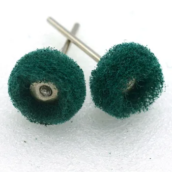 100PCS Grøn Gummi Wire Hjul med Håndtag Værktøjer til smykkefremstilling Polering Slibning Smykker Værktøj