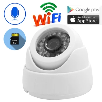 Ip-Kamera Wifi 1080P 960P 720P Cctv Overvågning Video Security Wireless Audio IPCam Indendørs Kablede Cam Infrarød Hjem Dome Kamera