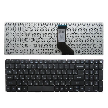 YALUZU russiske laptop Tastatur til Acer Aspire E5-522 E5-575 E5-522G E5-532 E5-532G E5-532T E5-573 RU SORT
