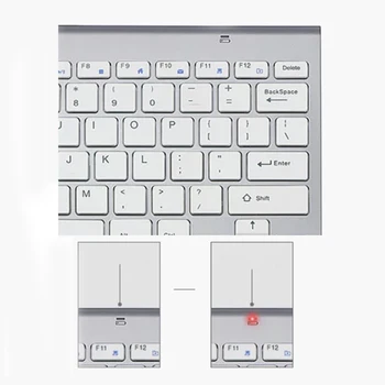 Mini Wireless Keyboard Mouse Combo Sæt Bærbare 2,4 G Slid-resistente Trådløst Tastatur og Mus Sæt til Computere