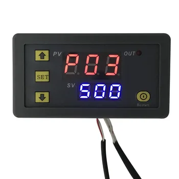 K-type Termoelementer Kontrol-LED Display Termometer -60~500Celsius DC 12V K-Termoelement type Controller Høj Temperatur Tester