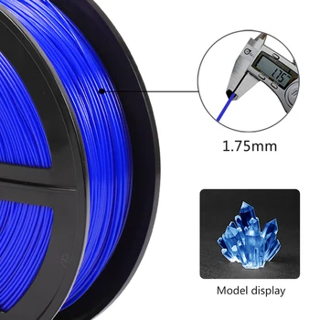 AW 3D PETG Filament 1.75 mm 1 KG/2.2 KG Nøjagtighed +/- 0.02 mm Ingen Boble Sublimation Med Spool Klarhed Materiale Plast