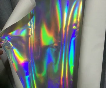 Syntetisk-PU-spejl Holografiske stof læder håndtaske for
