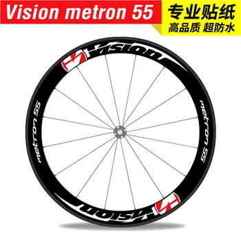 Vision 55 hjul sæt mærkat road bike carbon kniv ring farveskift vandtæt bryde vinden m40 m55