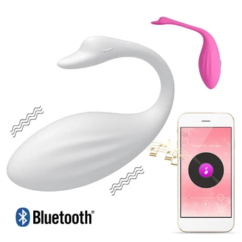 Bluetooth-Vibrator Sex Legetøj til Kvinde Fjernbetjening Vagina Kugle Kvindelige Masturbator Kegel Bold Klitoris Stimulator Ben Wa Bold