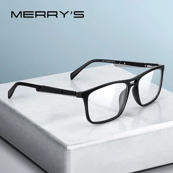 MERRYS DESIGN-Mænd Mode Firkantede brillestel Nærsynethed Recept Optiske Briller S2131