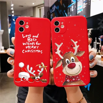 PUNQZY Merry Christmas Santa Claus Tilfældet For Samsung Galaxy S20 S10 S11 S9 S2 PLUS A50S S20U S10E S8 juletræ Soft TPU Tilfælde
