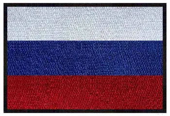 Rusland flag broderi af 3