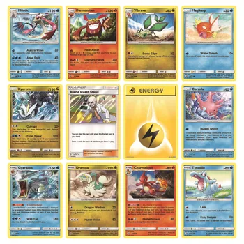 324pcs Pokemon-kort Sol & Måne Dragen Majestæt Booster Box Pr Collectible Trading Card Game Kids Legetøj