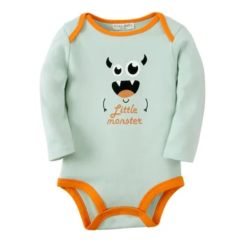 Nyfødte Baby Boy Tøj Baby Body Med Lange Ærmer I Bomuld Dyr Tiger Print Baby Pige Heldragt Lille Barn Jumpsuits