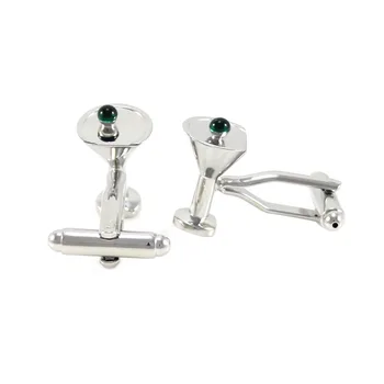 Mænds Nyhed Martini Glas Cuff Links Cocktail Cuff Links Vin Glas Cuff Links