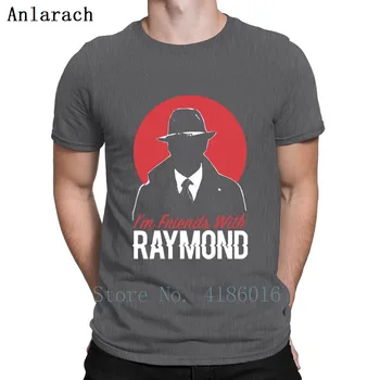 Blacklist Venner Med Raymond T-Shirt Familie Bomuld Foråret Efteråret Løs Komisk Trykt Rund Hals Tøj Shirt