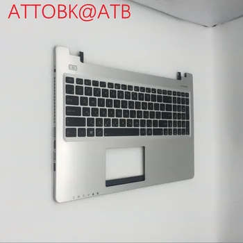 Nye russiske standard Laptop Tastatur Til Asus K56 S550 K56CB A56 S56 R505C S550CB K56CM S56C A56C A56CB med cover c sølvskinnende