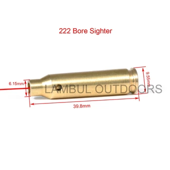 20GA 20mm Rød Laser Boring Syn 20 GAUGE Patron Pistol Boresighter Taktiske Skudt på Jagt Optik Sighter Anvendelsesområde