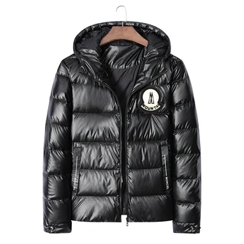 Vinteren Mænd ned jakke hooded Tykkere Casual luxury brand 80% Hvid And Down Jacket Vindjakke Varm Frakke høj kvalitet