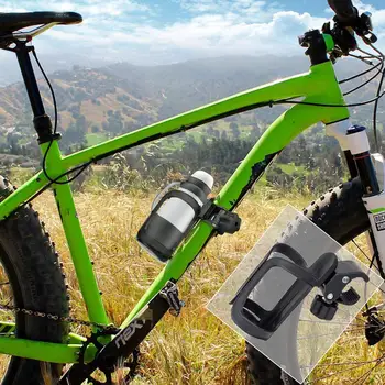 Vand Flaske Holde MTB Cykel Aluminium Legering Mountainbike Kan Bur Beslag Cykling Drink Cup Rack Tilbehør