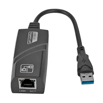 Mini USB 3.0 er en Gigabit Ethernet-Adapter USB til RJ45 Lan netkort til PC USB til RJ45 Lan-netværkskort