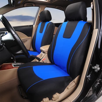 AUTOYOUTH Biler sædeovertræk, der er Komplet Sæt Blå Bil sædebetræk Universel Pasform Mode Indvendigt Tilbehør 9PCS Bil Styling