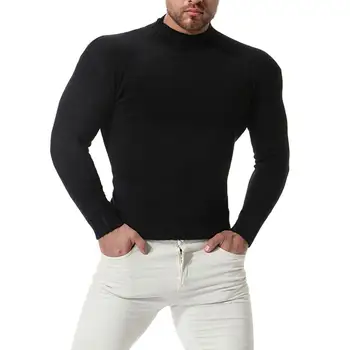 Man 2020 Bomuld Pullover Sweater Casual Mandlige Strikket Koreansk Stil Tøj
