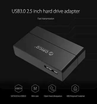 ORICO USB-SATA-Kabler Computerens Stik til USB 3.0 Support 2,5 tommer Harddisk-Adapter op til 6 gbps til Bærbar Macbook