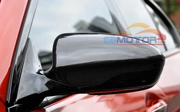 Ægte Carbon Fiber Add-On-Side Spejl Dækker Cap 1pair For BMW F06 F12 F13 M6 12UP B435