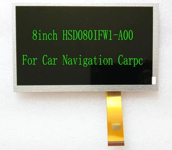8 tommers LCD-HSD080IFW1 For Carplay Radio 193*117mm 6Pin Sensor Digitizer GT911