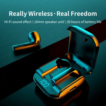 TWS Trådløse Hovedtelefoner til en Bluetooth-V5.1 LED Power Displayet Hovedtelefoner med Mikrofon HIFI Stereo Lyd Vandtæt Touch Kontrol Headsets