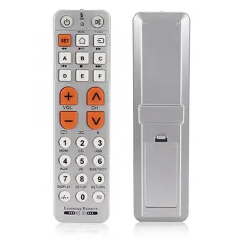 Universal Smart IR-Fjernbetjening Med Læring Funktion Til smart TV, Forstærker, stereo, VCR, SAT, CBL, DVD, VCD,dvb-t2