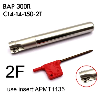BAP300R C14-14-150-2T 150mm lang Fræser Værktøjet Holder Til APMT1135 PDER hårdmetal skær 2 fløjte Drejebænk CNC værktøjsholder