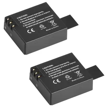 AsperX SJ4000 PG1050 1350mAh Li-ion Batteri + LED-Dual USB Oplader til SJCAM M10 SJ5000 SJ5000X For EKEN H9 H9R H8R H8 GIT PG900