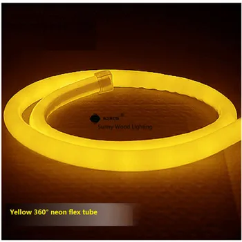 1-10m 16mm standard diameter runde Neon flex,120pcs 2835/m 360 graders belysning led neon rør ,220-240V led tegn bord rør