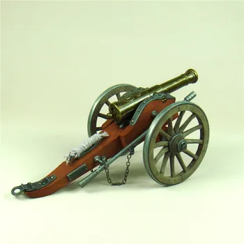 Antikke Napoleon Strygejern Artilleri Pistol Replica Model Håndlavet Metal Kanon Miniature Nyhed Indretning Souvenir Gave og Håndværk Ornament