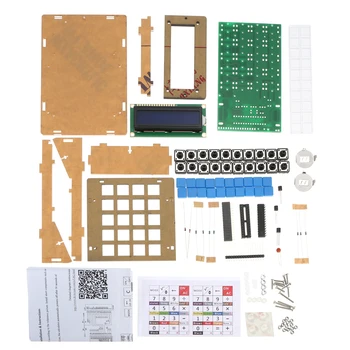KKmoon DIY Lommeregner Counter Kit med Akryl Tilfælde LCD-Skærm Multi-purpose Elektroniske DIY Lommeregner Tæller