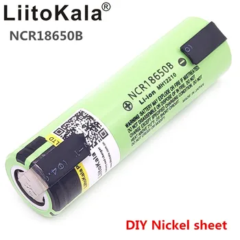 8STK 2019 NCR18650B Liitokala nye originale 3,7 V 3400 mAh 18650 genopladeligt lithium-batteri til batteri + DIY stykke nikkel