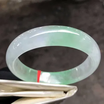Zheru Smykker Naturlige Jadeite Armbånd Elegant Dobbelt Farve 54-62mm Prinsesse Armbånd, En Klasse eller Et Nationalt bevis,