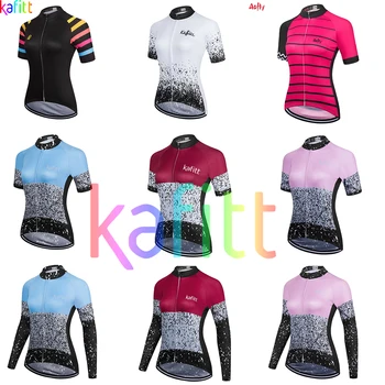 2021Kafit Kvinder kortærmet Trøje Cykel Tøj Macaquinho Ciclismo Feminino Cykel-Shirt Quick-Tørring Uniform Åndbar