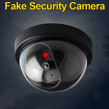 Simuleret Sikkerhed Kamera af Høj Kvalitet, Holdbare Falske Kuppel Dummy Kamera Med LED Flash Light Indendørs Udendørs