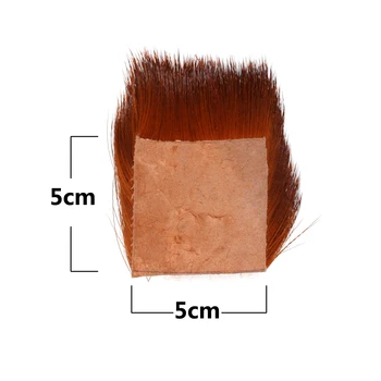 ICERIO 5PCS Naturlige Hjorte Hair Caddis Tør fluebinding Materialer