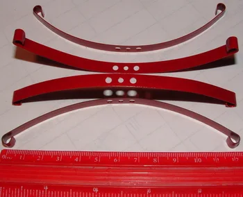 4x Red Edition Super Blødt Flex bladfjedre (Z-S0570) fjernstyret Bil-Legetøj for CChand RC4WD 1:10 TF2