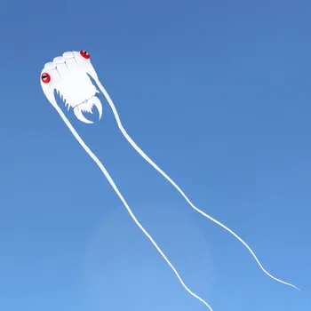 Gratis levering af høj kvalitet 3sq.m 7 10 16 36 45 65 108sq.m store trilobiter kites blød nylon ripstop stof fremmede oppustelige kite